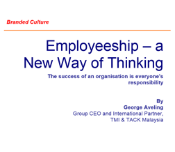 Employeeship – a New Way of Thinking